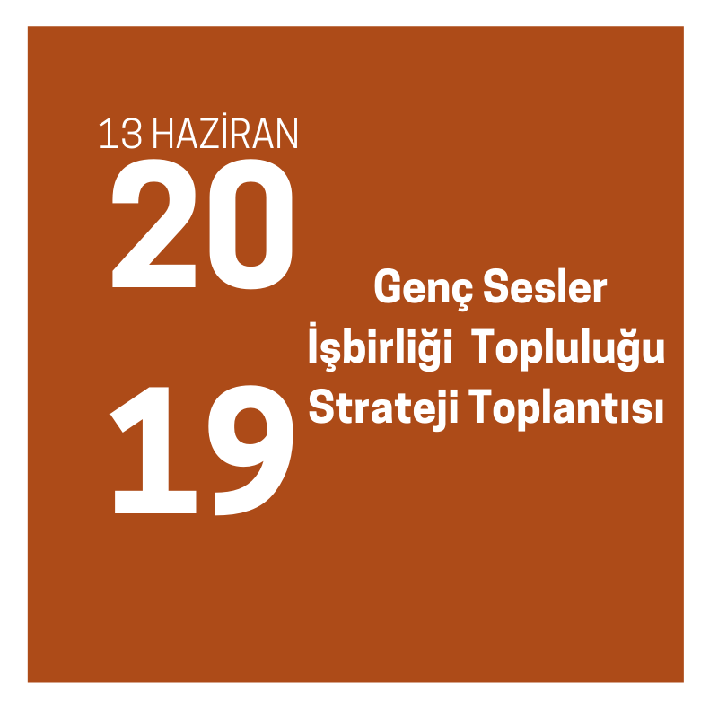 GENÇ SESLER İŞBİRLİĞİ TOPLULUĞU STRATEJİ TOPLANTISI